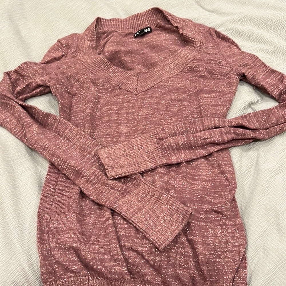 Sparkly purple express size small
